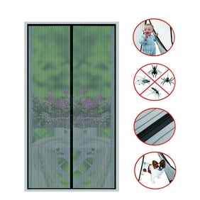 Yurun Magnetic Fly Insect Screen Door Black 27x70inch Easy Installation Without Drilling Close Automatically Keep Bugs Out Fresh Air in Toddler /& Pet Friendly